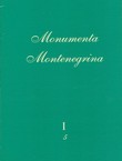 Monumenta Montenegrina I/5. Mixti praevalitani