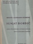Ignjat Đorđić. Eine stilistischen Untersuchung zum slavischen Barok