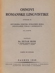 Osnovi romanske lingvistike II. Historijska fonetika romanskih jezika