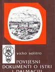 Povijesni dokumenti o Istri i Dalmaciji