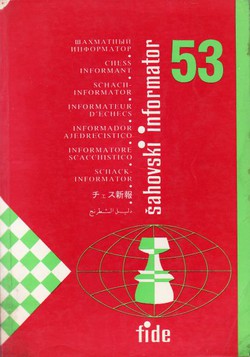 Šahovski informator 53/X 1991 - I 1992