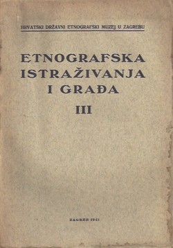 Etnografska istraživanja i građa III/1941