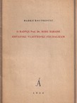 O radnji Prof. Dr. Mihe Barade Hrvatski vlasteoski feudalizam