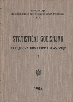 Statistički godišnjak Kraljevina Hrvatske i Slavonije I. 1905.