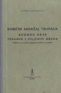 Kubični sadržaj trupaca rudnog drva tesanih i piljenih greda