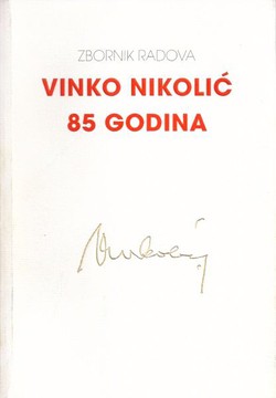 Zbornik radova Vinko Nikolić 85 godina