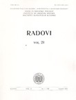 Radovi Zavoda za hrvatsku povijest 21/1988