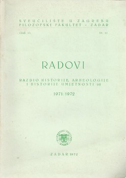 Radovi Filozofskog fakulteta u Zadru 10(4)/1971-72