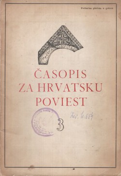 Časopis za hrvatsku poviest I/3/1943