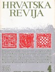 Hrvatska revija 35/4/1985