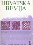 Hrvatska revija 36/1/1986