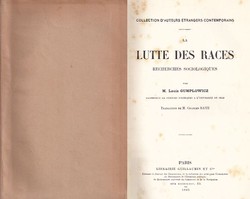 La lutte des races. Recherches sociologique