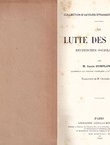 La lutte des races. Recherches sociologique