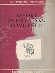 Izvori za hrvatsku povijest II.