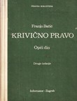 Krivično pravo. Opći dio (2.izd.)