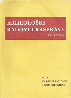 Arheološki radovi i rasprave I/1959