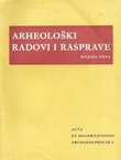 Arheološki radovi i rasprave I/1959