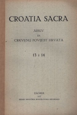 Croatia Sacra 13-14/1937