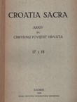 Croatia Sacra 17-18/1939