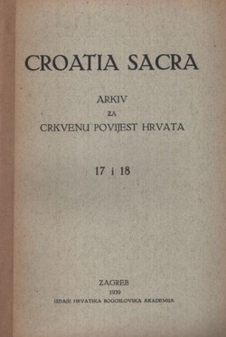 Croatia Sacra 17-18/1939