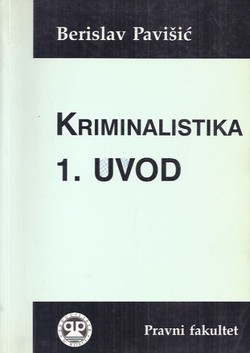 Kriminalistika 1. Uvod