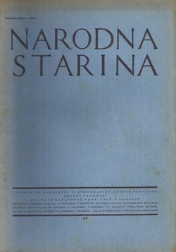 Narodna starina 27/1932