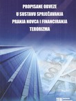 Propisane obveze u sustavu sprječavanja pranja novca i financiranja terorizma