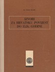 Izvori za hrvatsku povijest do 1526. godine