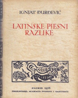 Latinske pjesni razlike / Poetici lusus varii