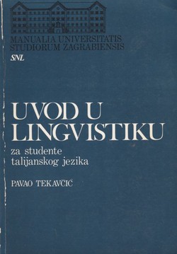 Uvod u lingvistiku za studente talijanskog jezika i književnosti