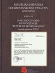 Republika Hrvatska i Domovinski rat 1990.-1995. Dokumenti. Knjiga 13. Dokumenti vojne provenijencije "Republike Srpske krajine" (srpanj-prosinac 1994.)