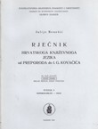 Rječnik hrvatskoga književnoga jezika od Preporoda do I.G. Kovačića. Svezak 8 (nepokolebljiv-onaj)