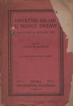 Hrvatski seljak u novoj državi. Razgovori za seljački puk