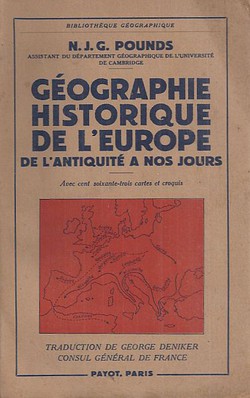 Geographie historique de l'Europe de l'antiquite a nos jours