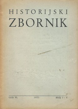 Historijski zbornik VI/1-4/1953