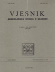 Vjesnik Arheološkog muzeja u Zagrebu, 3. serija, XXXII-XXXIII/1999-2000