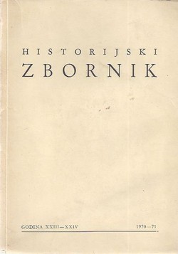 Historijski zbornik XXIII-XXIV/1970-71