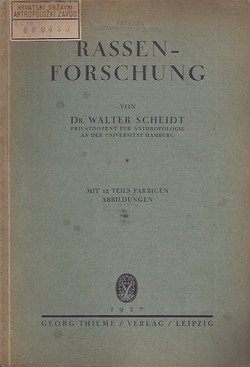 Rassen-Forschung. Eine Einführung in rassenkundliche Methoden