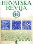 Hrvatska revija 40/3/1990