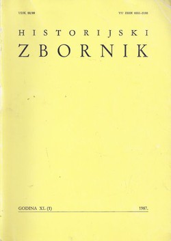 Historijski zbornik XL(1)/1987