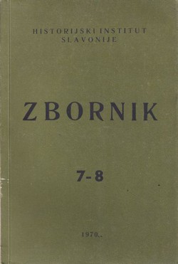 Zbornik Historijskog instituta Slavonije 7-8/1970