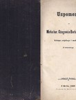 Uspomena na Mirka bar. Ožegovića Barlabaševačkoga biskupa senjskoga i modruškoga