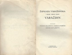 Županija varaždinska i slob. i kralj. grad Varaždin