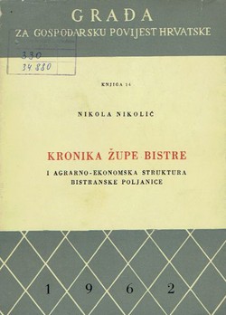 Kronika župe Bistre i agrarno-ekonomska struktura Bistranske Poljanice