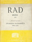 Dalmacija na raskršću 1848. god. (Rad JAZU 274/1948)