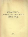 Spomenica Josipa Matasovića (1892-1962)