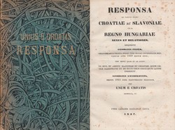 Responsa ad vastum illud: Croatiae ac Slavoniae cum Regno Hungariae nexus et relationes