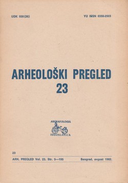 Arheološki pregled 23/1982