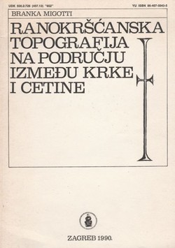 Ranokršćanska topografija na području između Krke i Cetine