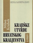 Krajiške utvrde Hrvatskog kraljevstva. 16. stoljeće